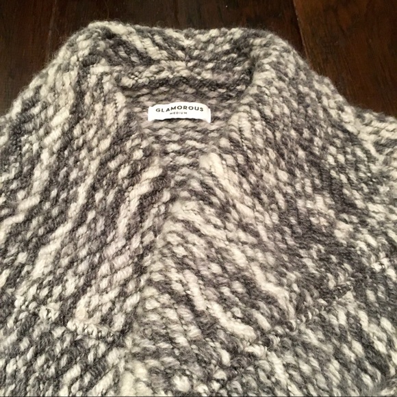 ❤️ Chunky knit open front cardigan car coat m - Picture 2 of 7